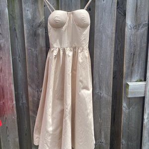Soft Beige Molly Bracken Dress NWT